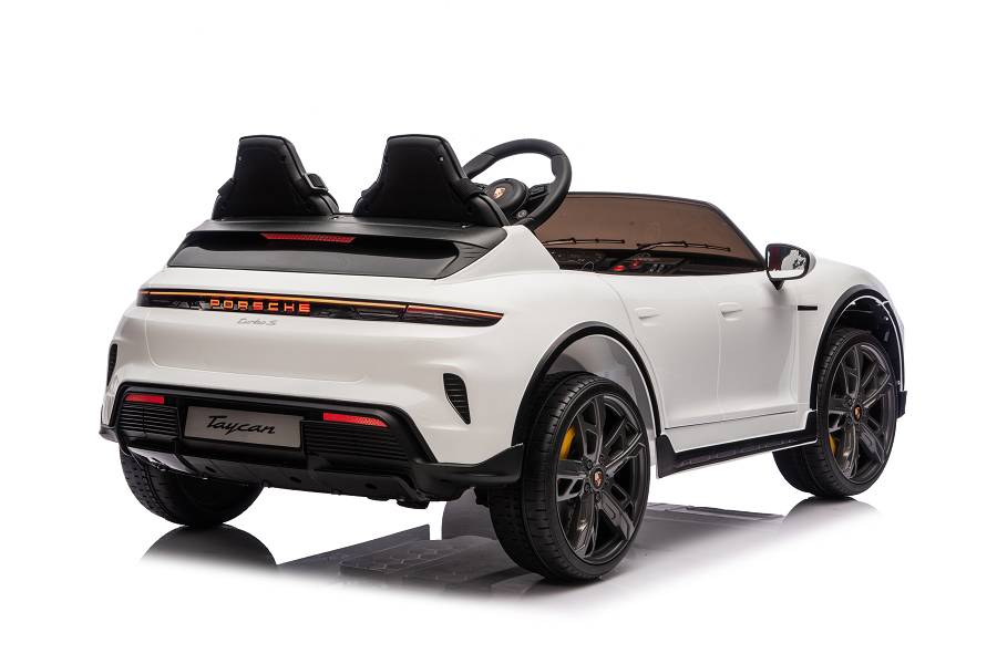 Elektro Kinderfahrzeug „Porsche Taycan Turbo S“ - weiß