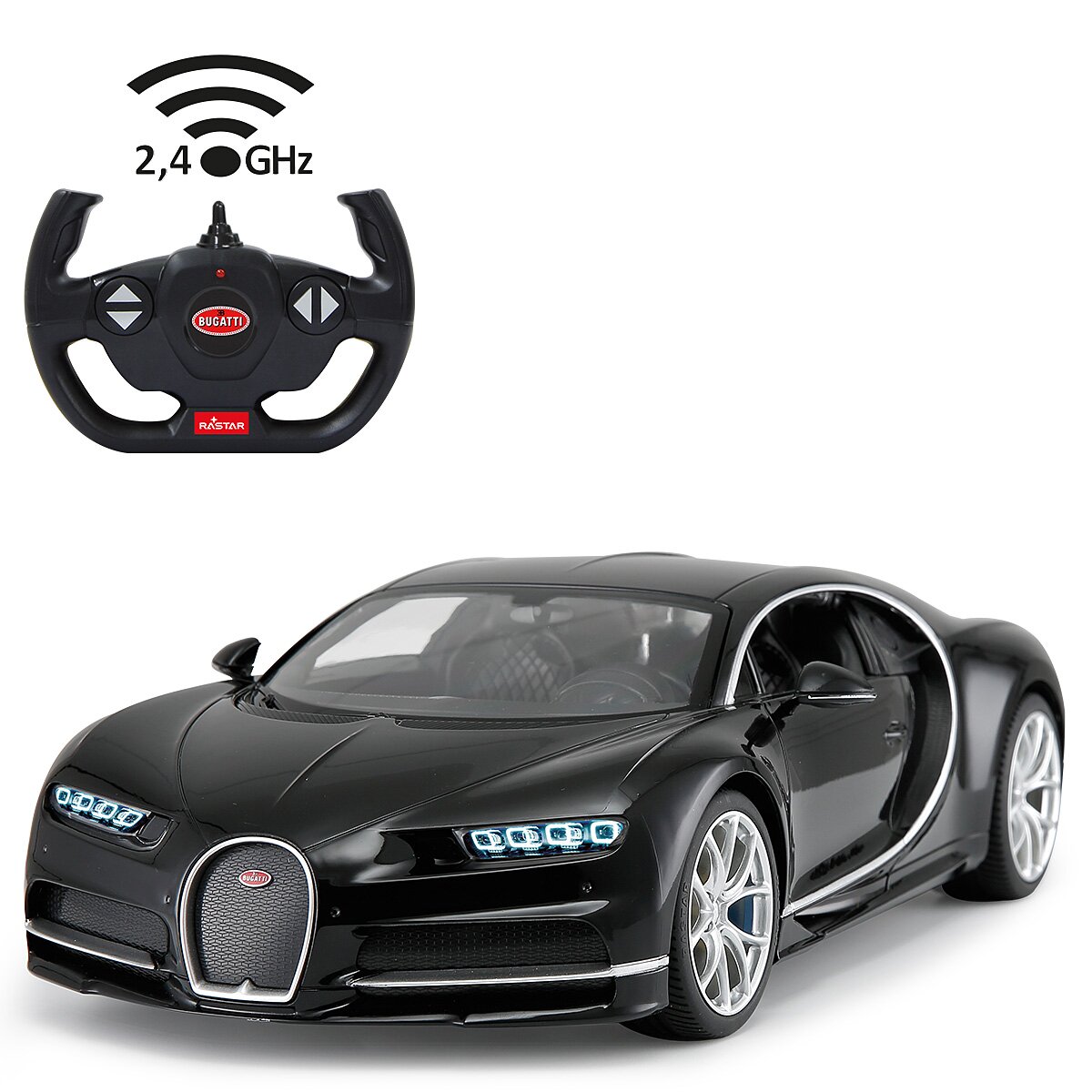 Bugatti Chiron 1:14 schwarz 2,4GHz Bugatti Chiron 1:14 schwarz 2,4GHz