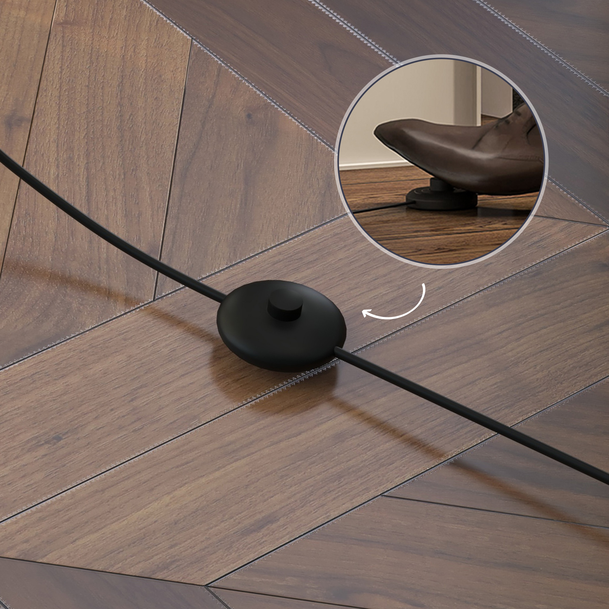 Stehlampe mit Regalen, Stehleuchte, Holz, 26 x 26 x 160 cm, für Wohn-/Schlafzimmer (Ohne Glühbirne)