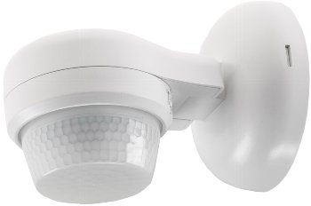 Aufputz-Bewegungsmelder 360° IP65 / 12m Detektion, Wand & Decke, weiß