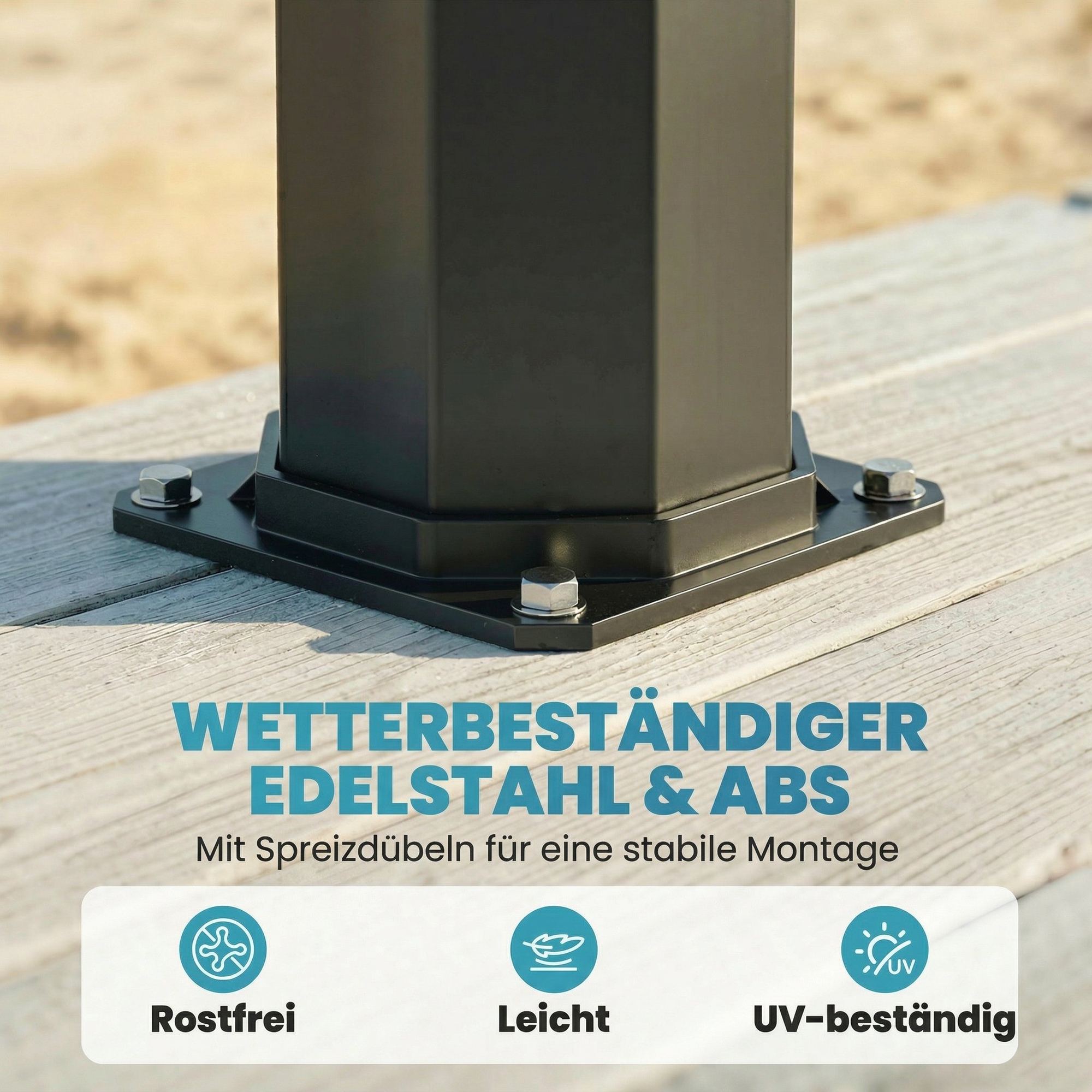 Solardusche 60L Gartendusche mit schwenkbarem Regenduschkopf Wasserhahn, einstellbarer Temperatur