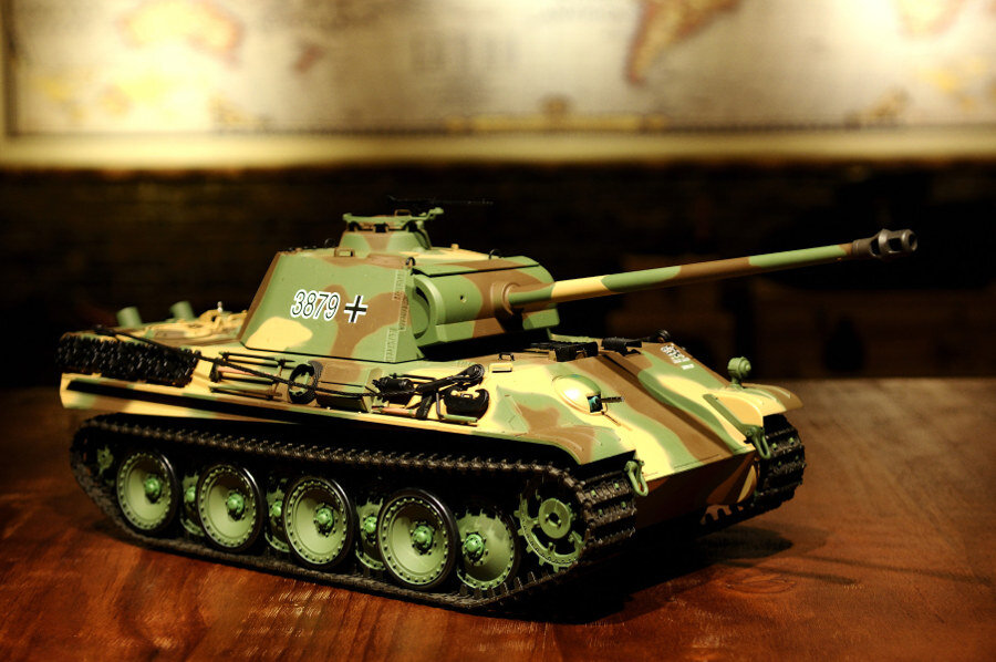 RC Panzer "Panther G" - Metallgetriebe RC Panzer "Panther G" Metallgetreibe & Metallketten PRO RRZ