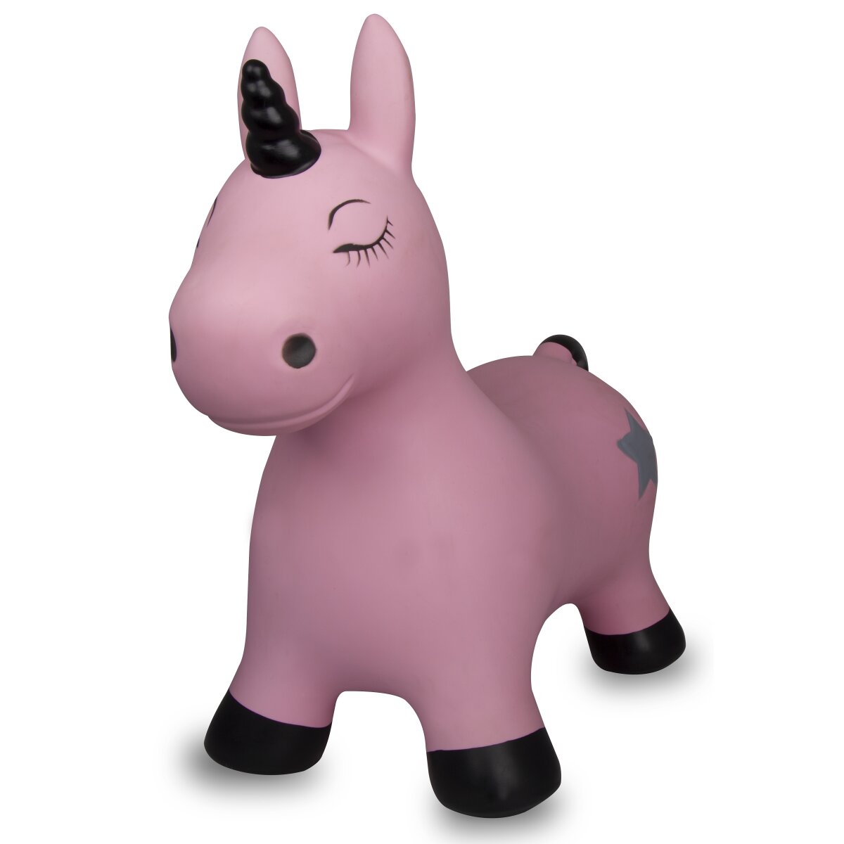 Hüpftier Einhorn HoppyDoo pink mit Pumpe