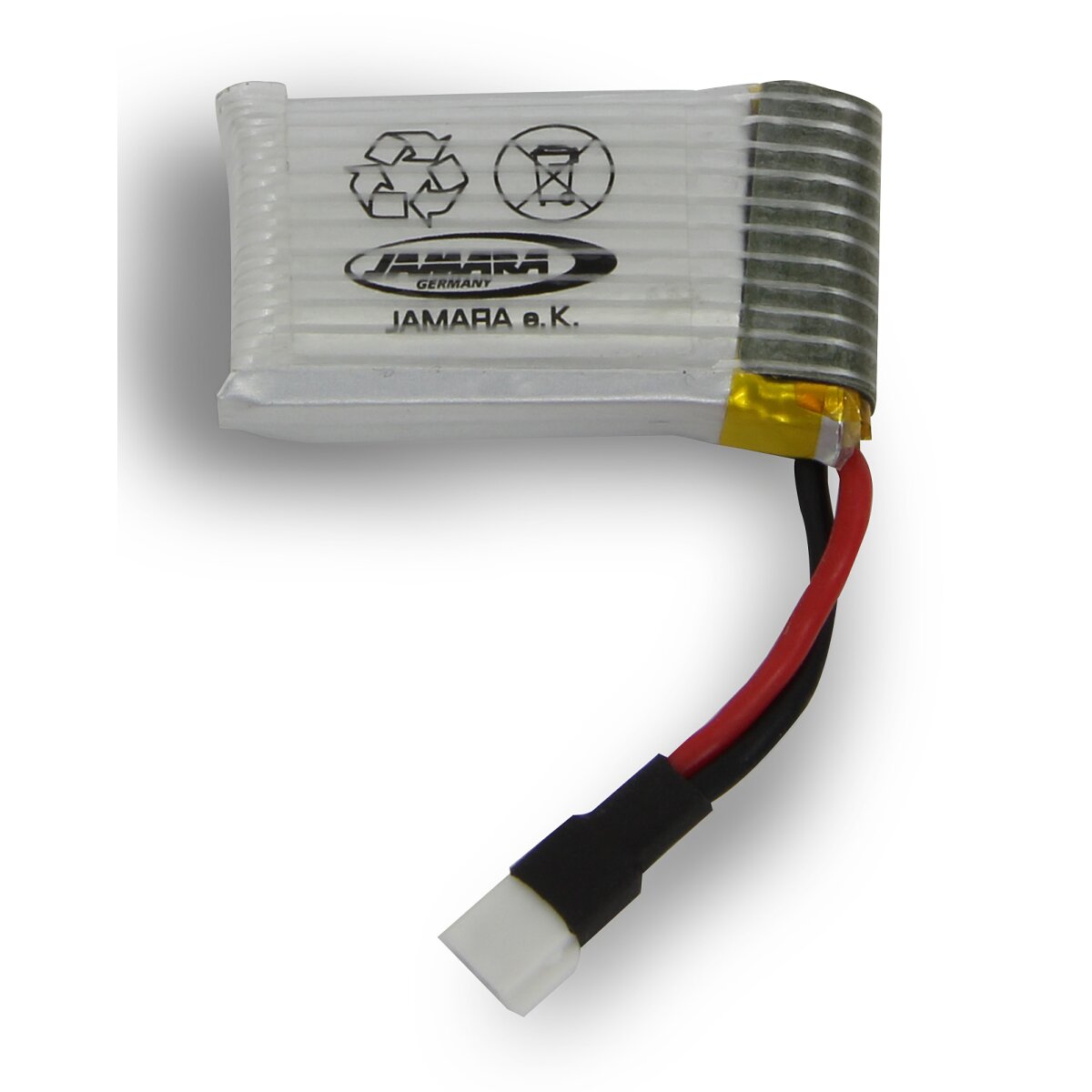 Lipo Lithium-Ion Polymer Akku 3,7V 300mAh 10C 2Pin 1,11Wh