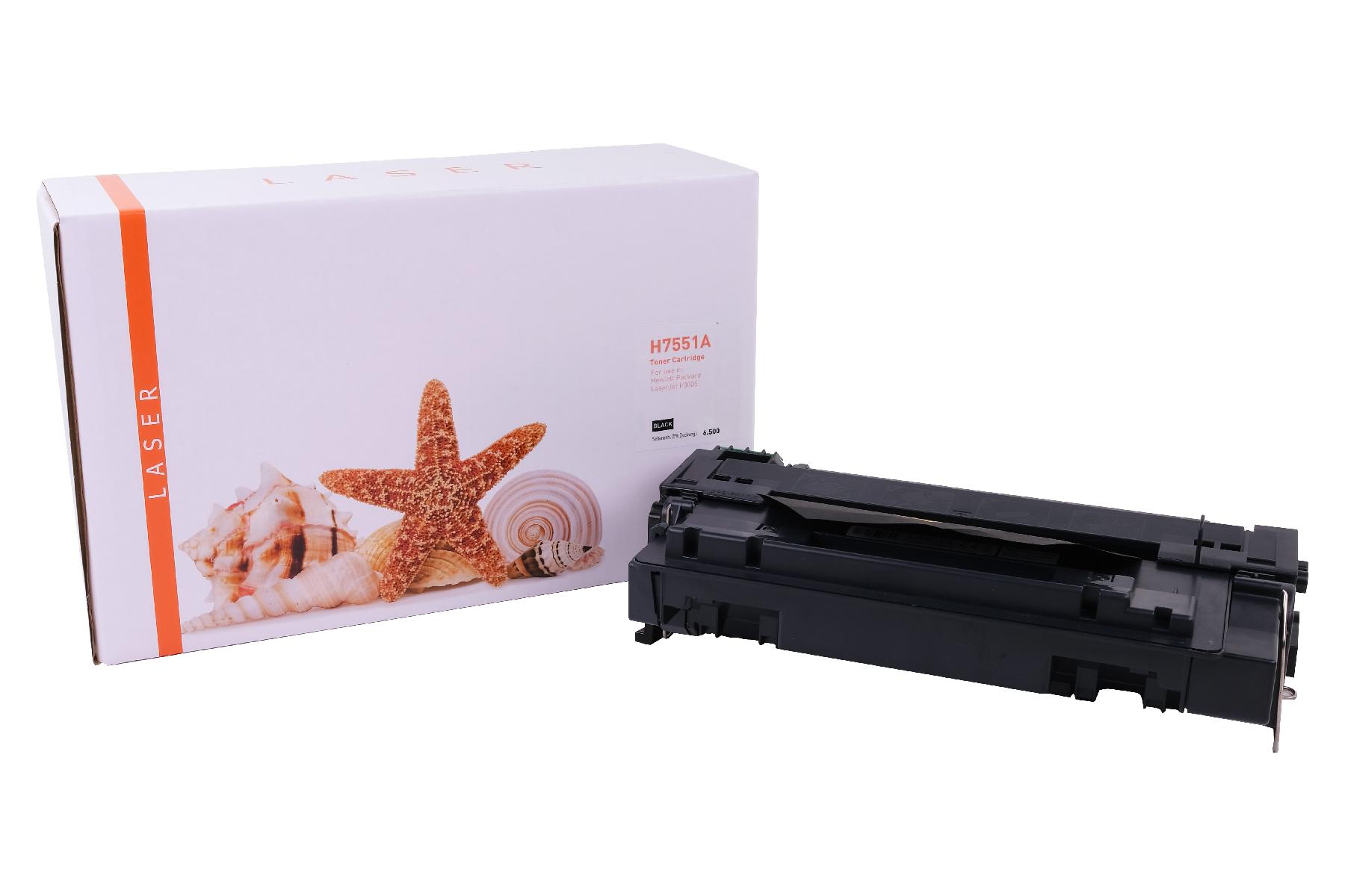 Q7551A alternativ Toner schwarz für HP / Q7551A / 6.500 Seiten