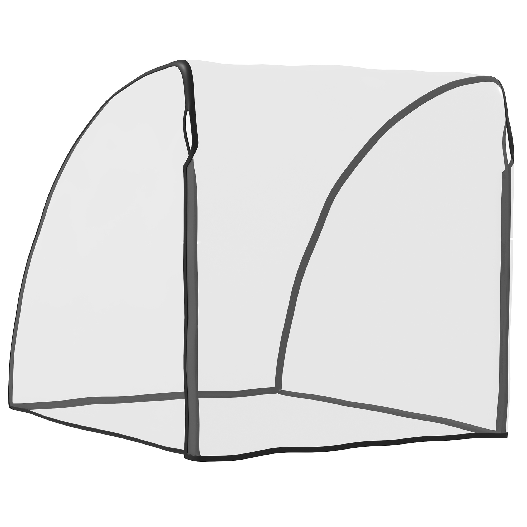 Faltgarage für Kinderanhänger, wasserdicht Abdeckung mit UV-Schutz, Regenschutz 76 x 61 x 61 cm, Transparent