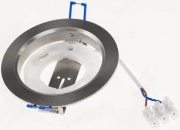 Einbaustrahler "CT-DS108" Ø108mm / GX53 Fassung, 230V, Aluminium gebürstet