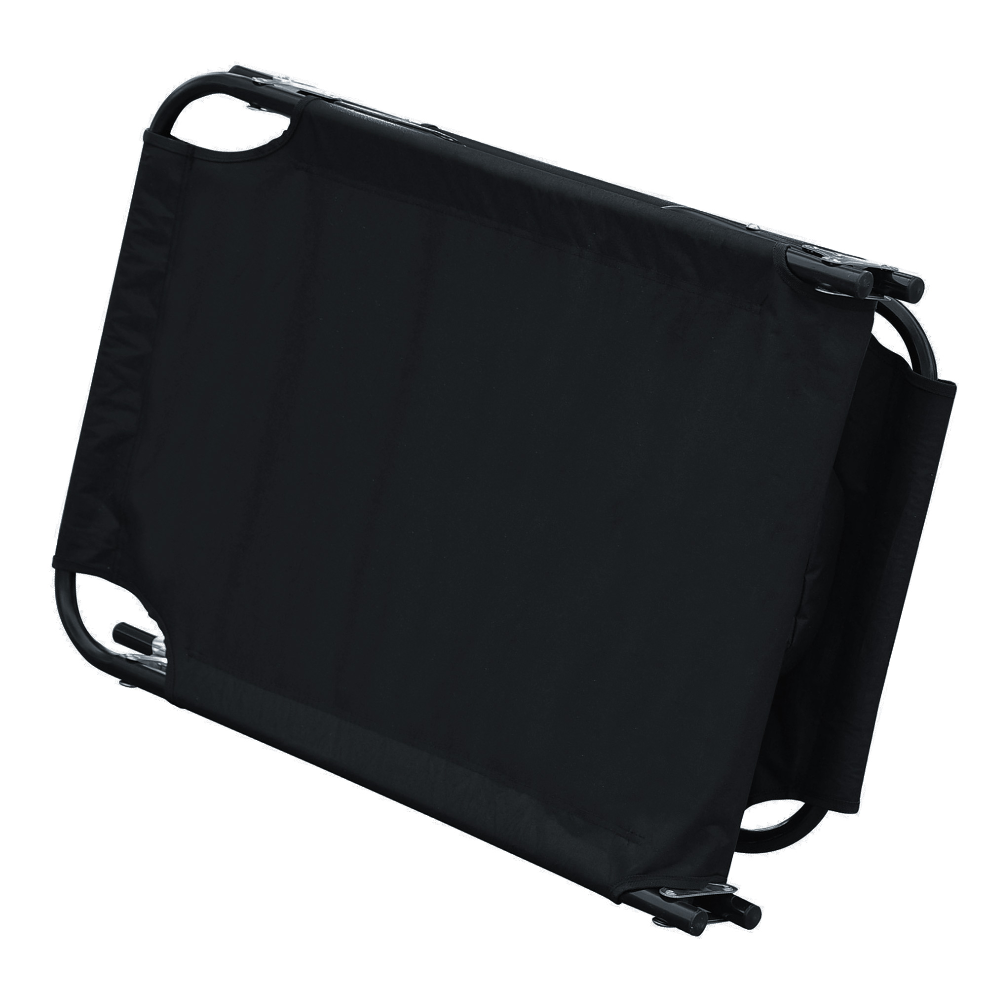 Sonnenliege klappbar Gartenliege mit Kopfkissen Liegestuhl mit 4-Fach verstellbare Rückenlehne Campingliege mit Lesefenster Gartenstuhl bis 120kg belastbar für Garten, Balkon Schwarz