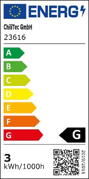 LED Wandleuchte "KWL-158", Anthrazit, IP65, 3W, 172Lm, Kunststoff, warmweiß