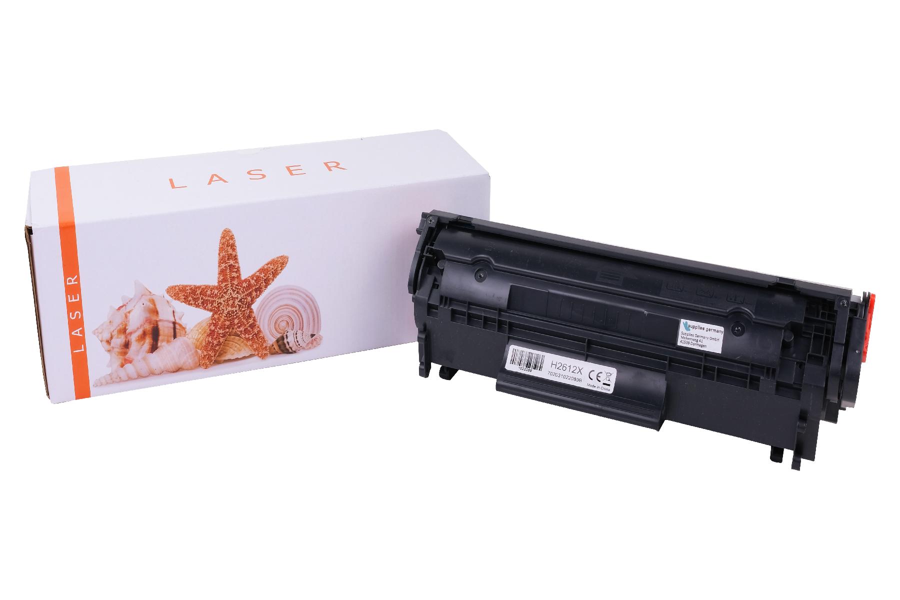 Q2612X alternativ Toner schwarz für HP / Q2612X / 3.000 Seiten