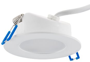 LED-Einbauleuchte "Flat-30 FR-R" 4200K / Ø85x30mm, 5W, 500lm, IP44, rund, weiß