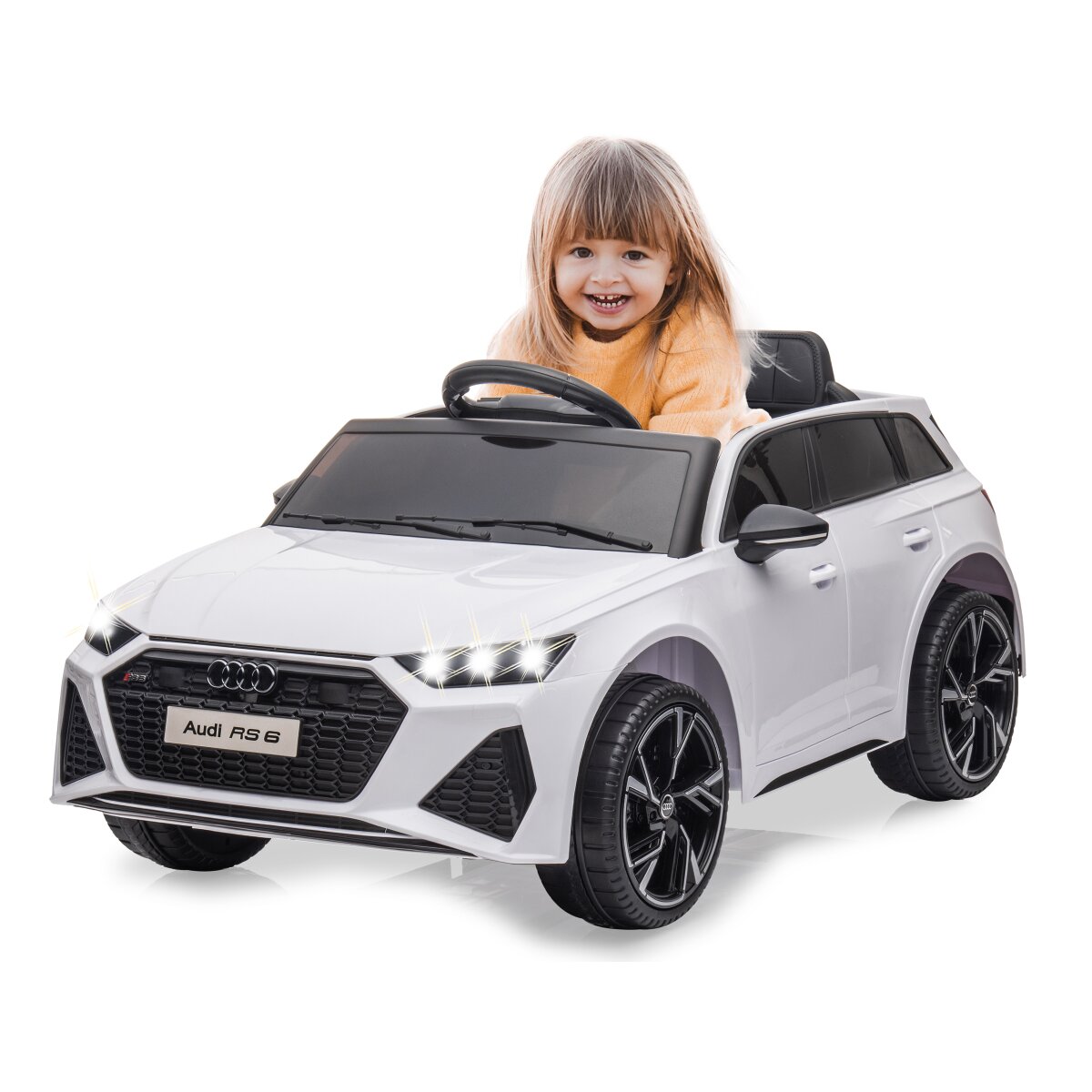 Kinderfahrzeug Audi RS 6 weiß
