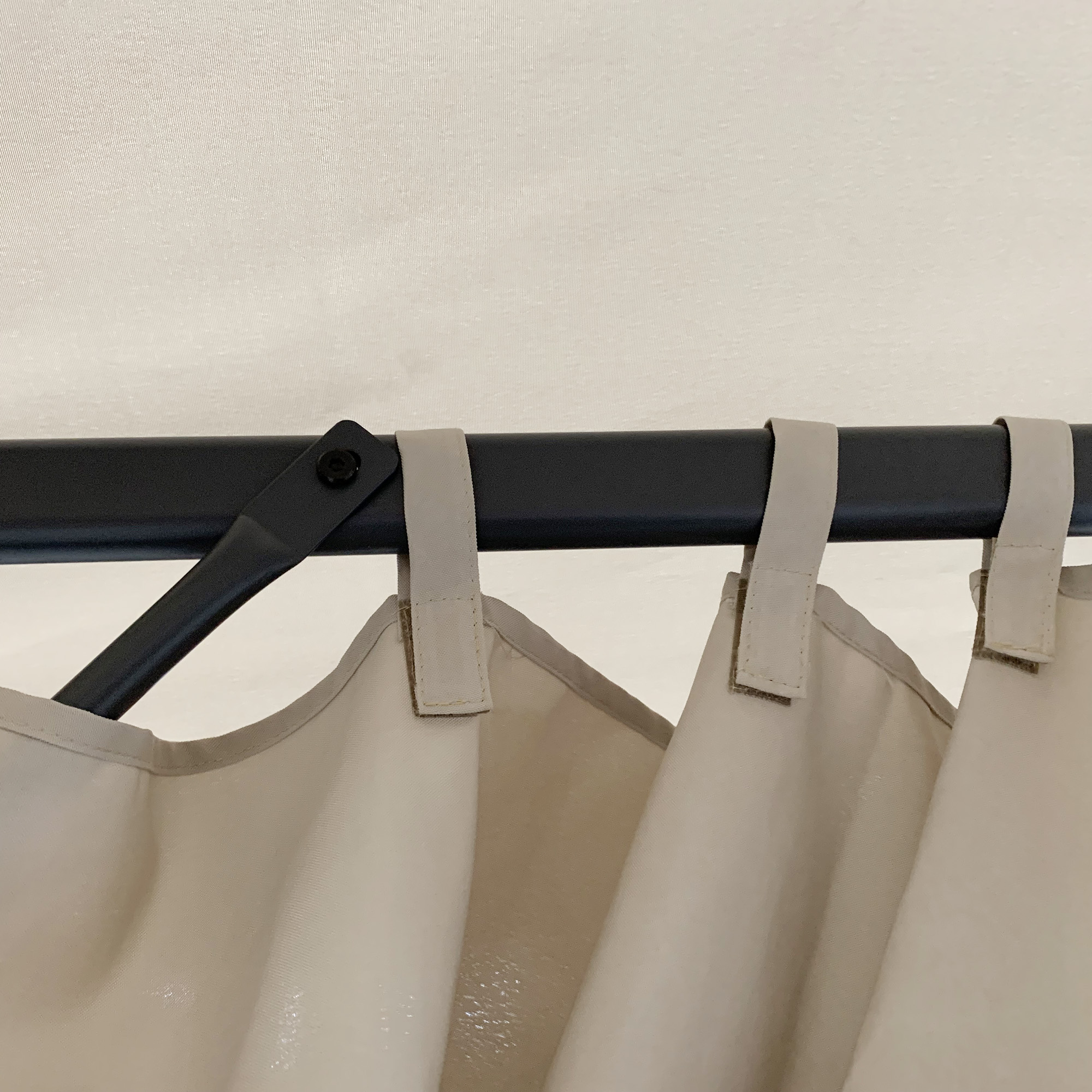 Gartenpavillon Pavillon 3 x 3 m Gartenzelt Dach mit Belüftungslöcher Festzelt Partyzelt mit 4 x Seitenteile wetterfest Aluminium Polyester khaki