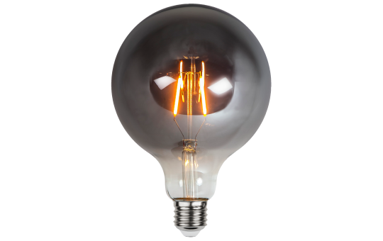 LED-Lampe ''Plain Smoke'', E27, 80lm,  2100K, 12x17,8,cm, 1,8W