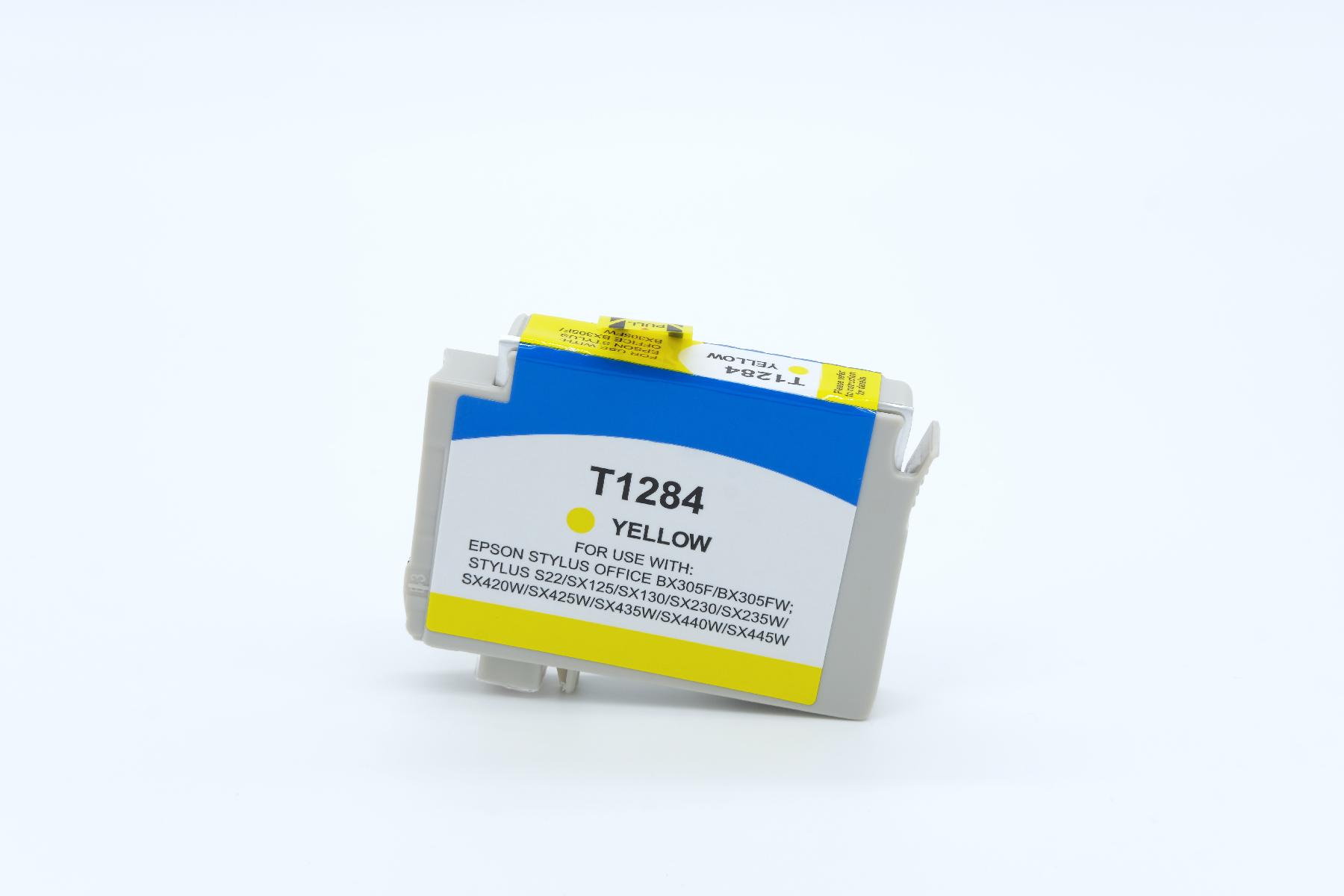 T1284 alternativ Tinte gelb für Epson / C13T12844010 / 5ml T1284 alternativ Tinte gelb für Epson / C13T12844010 / 5ml