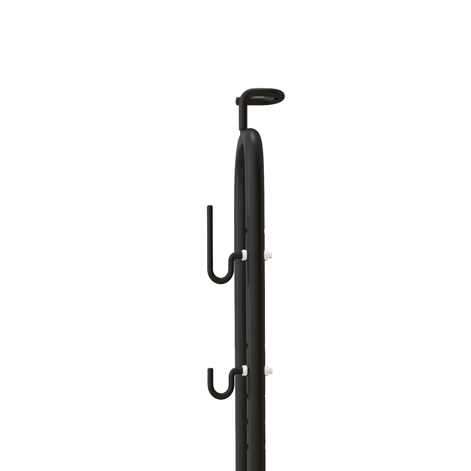 Fahrradständer, vertikal/horizontal, für 24-29", 700c, 41 x 41 x 76-121cm, Stahl, Schwarz