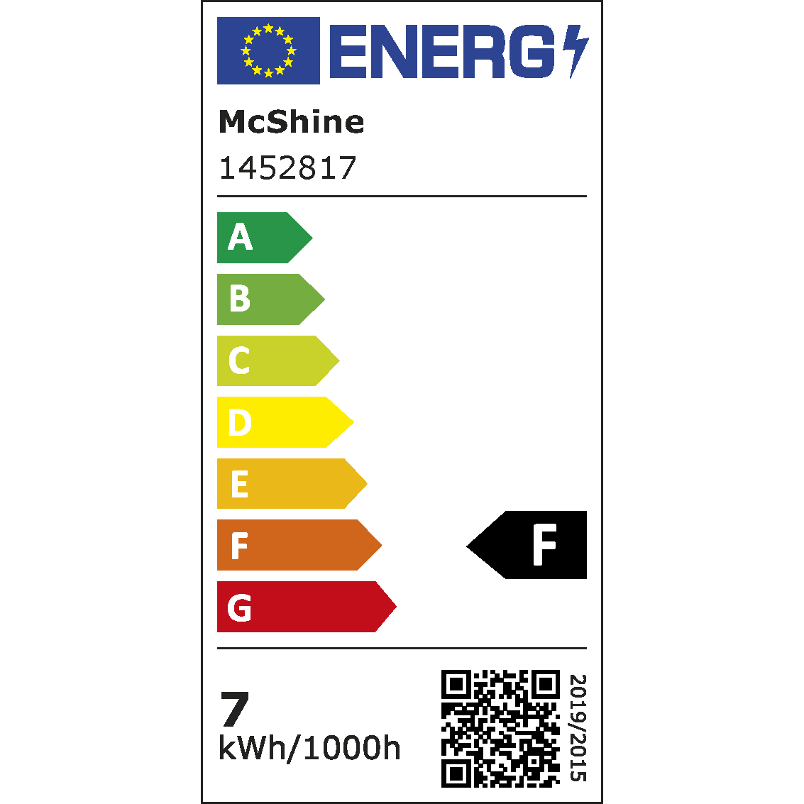 LED-Modul McShine ''PL-70'' 7W, 620 Lumen, 230V, 50x25mm, warmweiß, dimmbar
