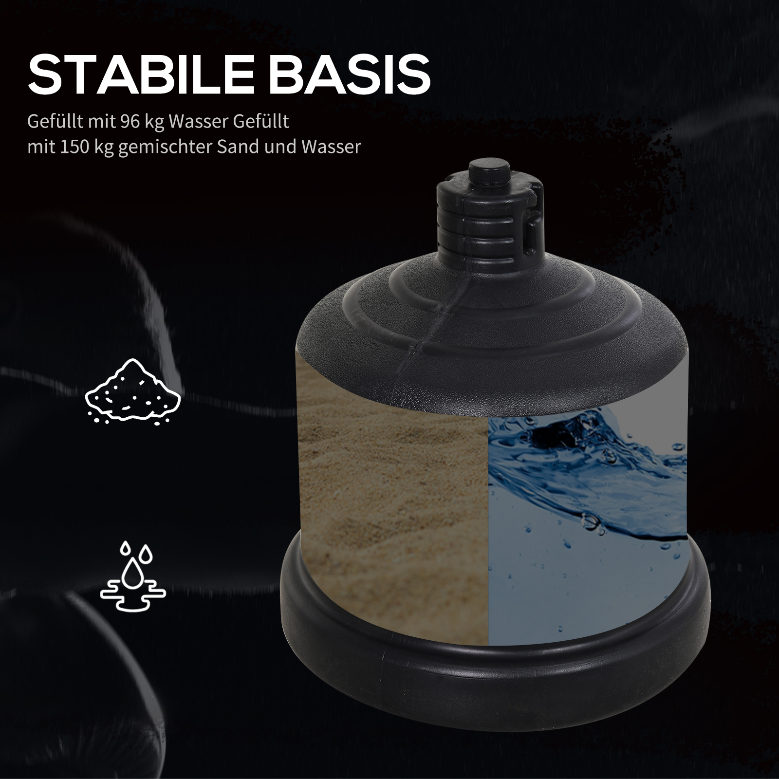 Standboxsack Boxpuppe Boxdummy DummyTraining Boxpartner Boxsack Box 158-186 cm Höhenverstellbar NEU Schwarz+Braun