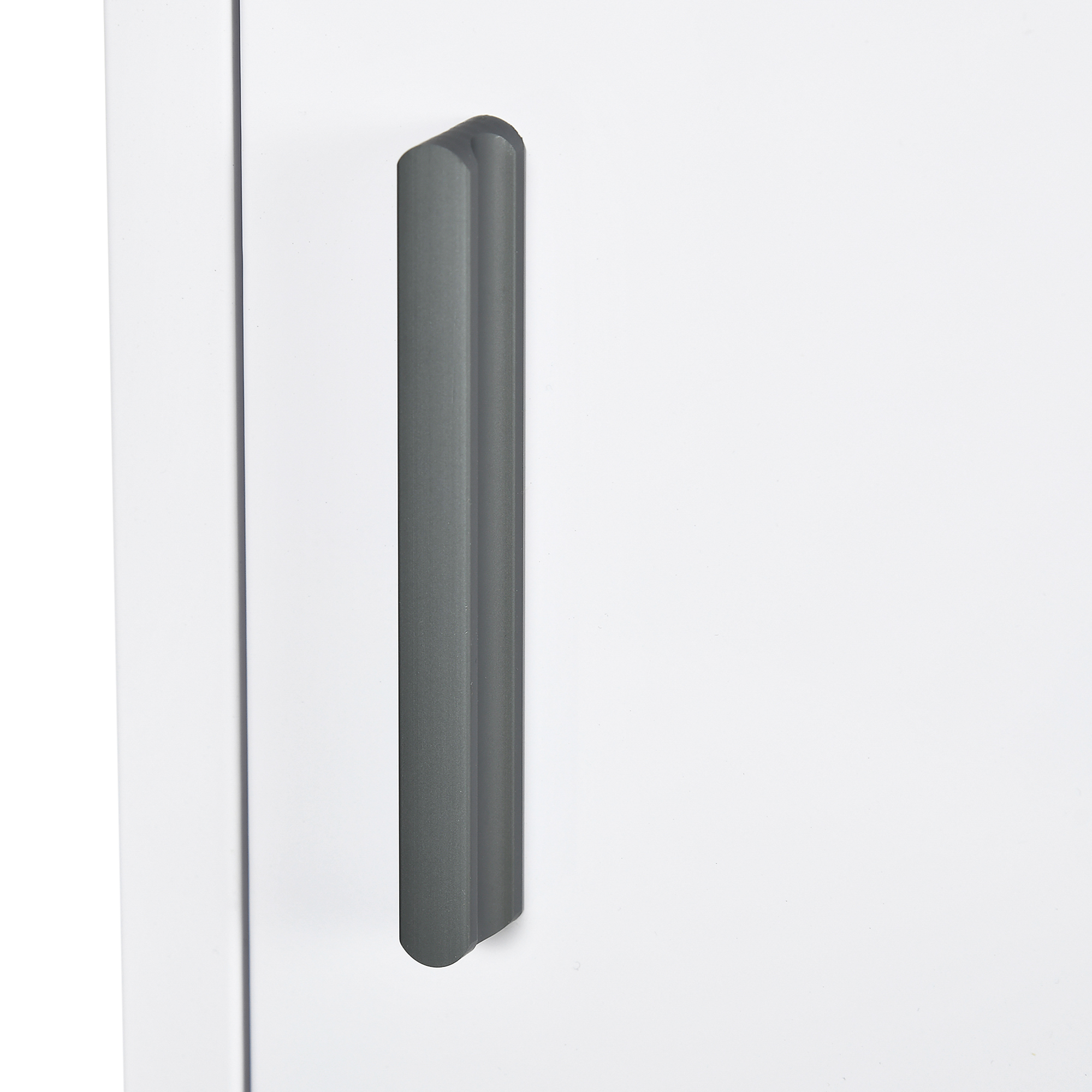 Medizinschrank, 3 Innenfächer, Magnetverschluss, Kreuzsymbol, Stahlgehäuse, weiß, 30 x 12 x 60 cm