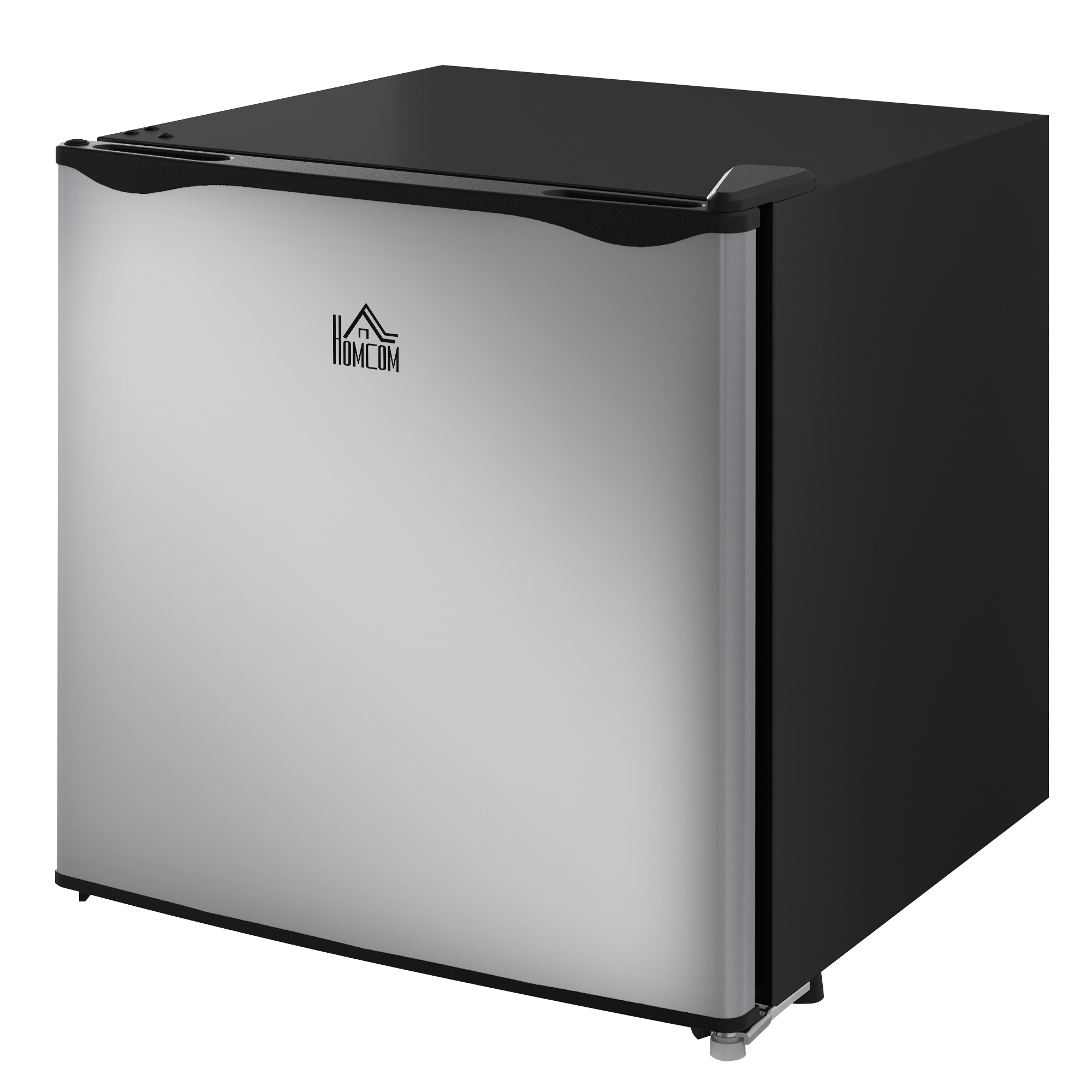 Mini-Gefrierschrank, 35 L Minikühlschrank, -14 bis -24℃, 5-stufige Temperaturregelung, 47 x 44,2 x 48,8 cm, Silber