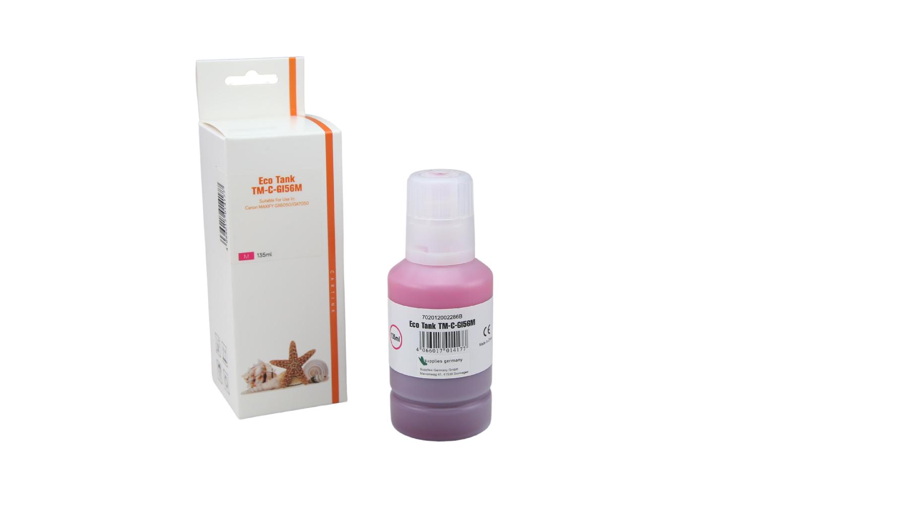 GI56M Eco Tank Nachfüllflasche Magenta für Canon / GI56 / 135ml GI56M Eco Tank Nachfüllflasche Magenta für Canon / GI56 / 135ml