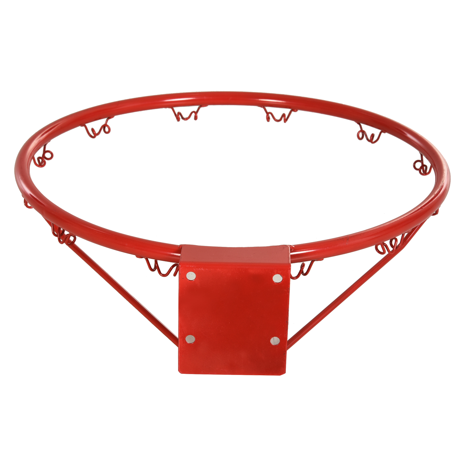 Basketballkorb, Indoor & Outdoor mit Ø46 cm Korb und Netz, Wandmontage, Basketball Board für Erwachsene, Rot + Blau + Weiß