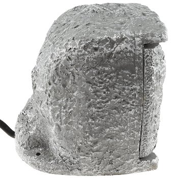 Gartensteckdose "Stone", 4-fach / 250V/16A, IP44, inkl. 5m Zuleitung