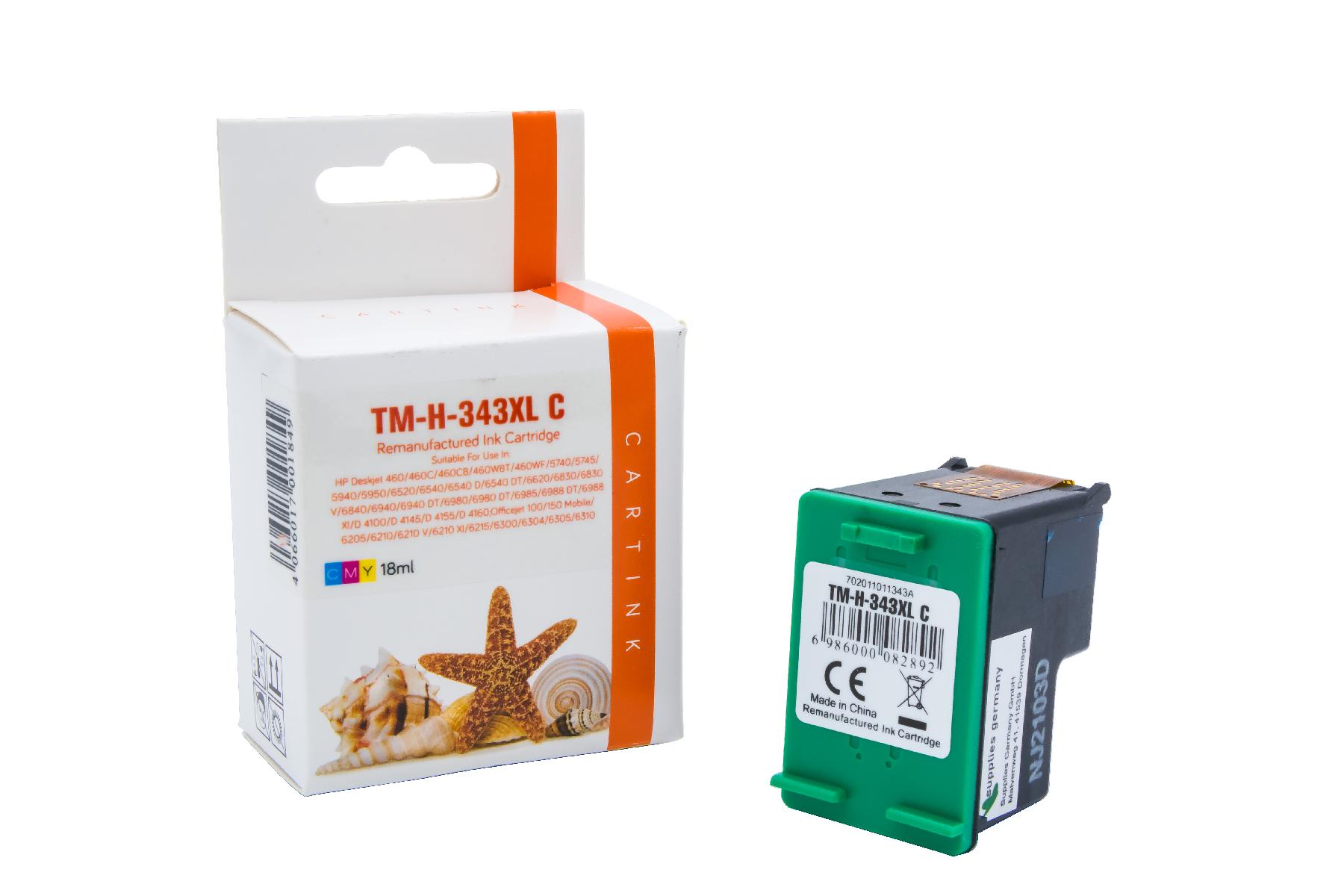 343 Refill Tinte Color für HP / C8766 / 18ml 343 Refill Tinte Color für HP / C8766 / 18ml