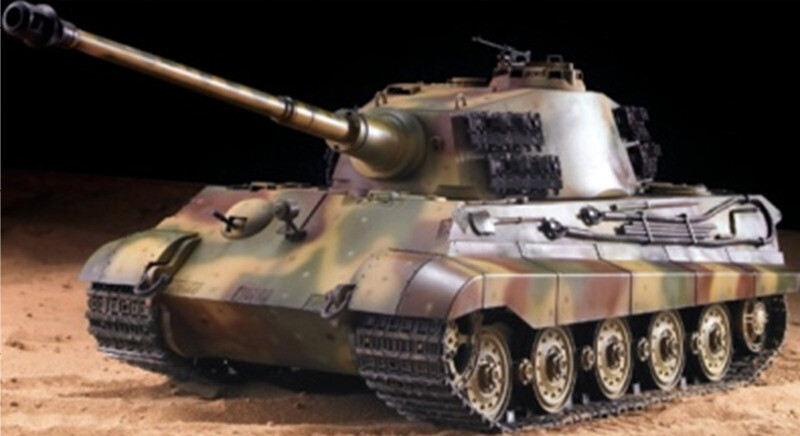 RC Panzer "Königstiger - Henschelturm"  - Metallgetriebe