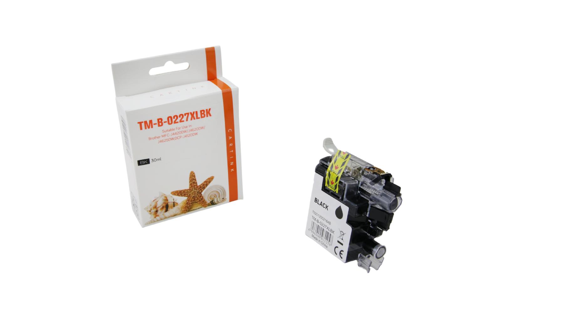 LC227BK alternativ Seestern Tinte black für Brother / LC227BK / 30ml