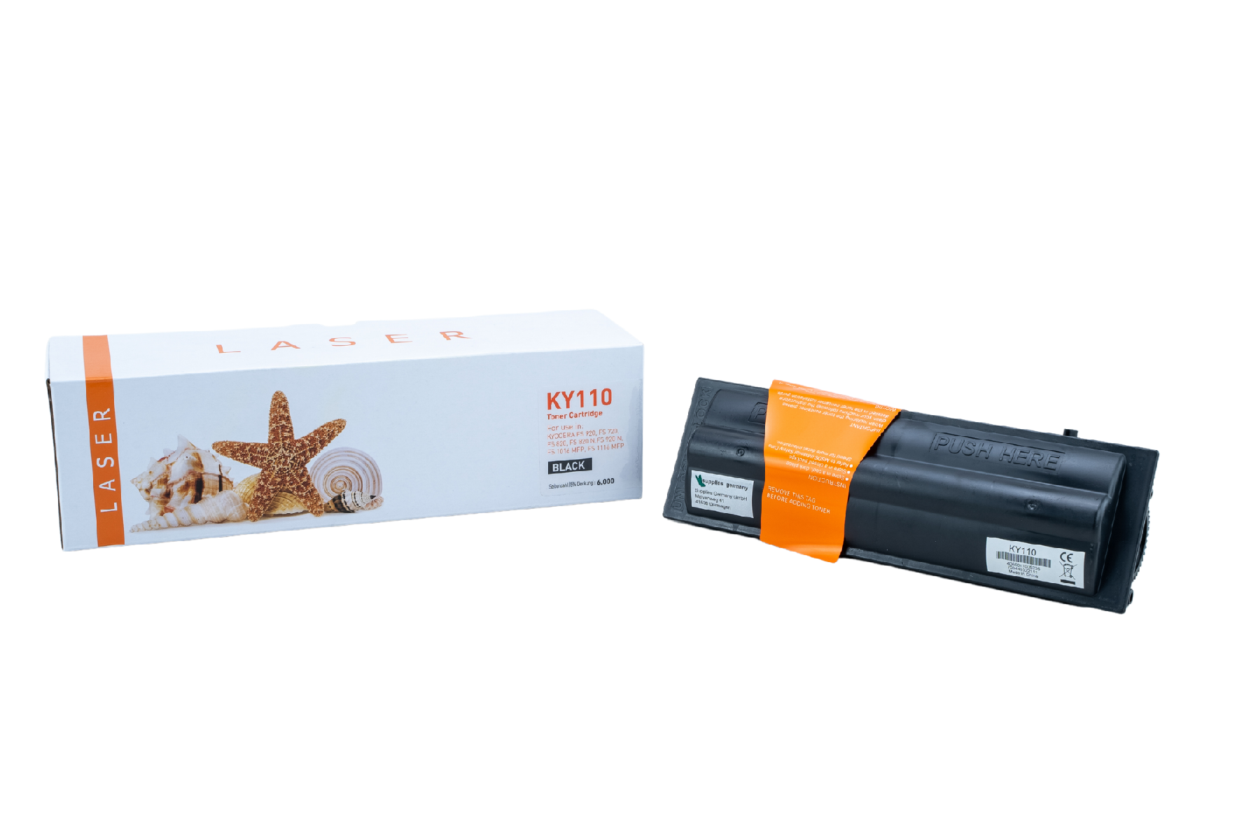 TK110 alternativ Toner schwarz für Kyocera / TK110 / 6.000 Seiten
