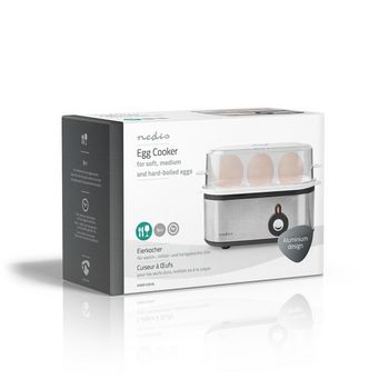 Eierkocher | Messbecher | Aluminium / schwarz