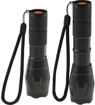 LED-Taschenlampe "CTL10 Zoom" 10W / ØxL 136x37mm, Zoomfunktion, 350 Lumen