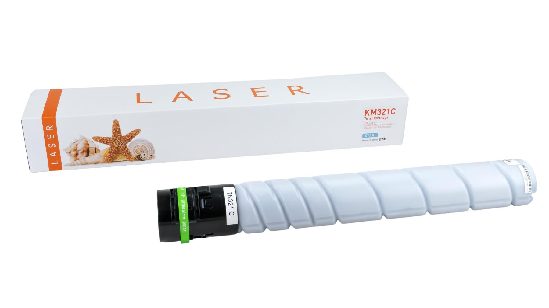 TN321C / cyan / Toner f. Konica Minolta Bi / A33K450 / TN321C