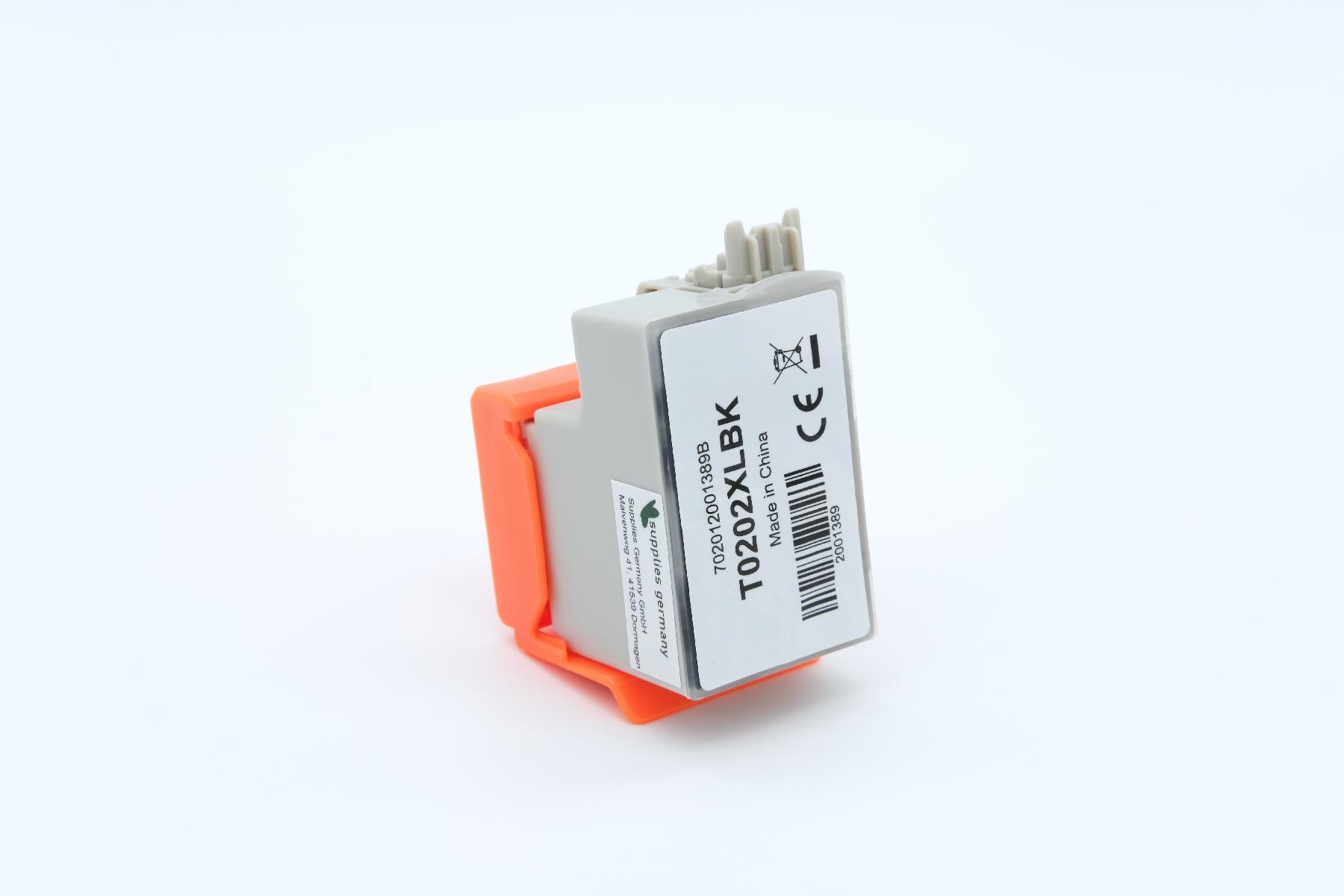 T0202XLschwarz alternativ Tinte schwarz für Epson / C13T02G14010/550 Seiten T0202XLschwarz alternativ Tinte schwarz für Epson / C13T02G14010/550 Seiten