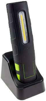 LED Stableuchte mit Akku "FlexiLED 880" / Ladeschale, Magnetfuß,10W, 880lm,IP67
