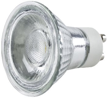 LED Strahler GU10 "H50 COB" / 3000k, 440lm, 230V/5W, warmweiß