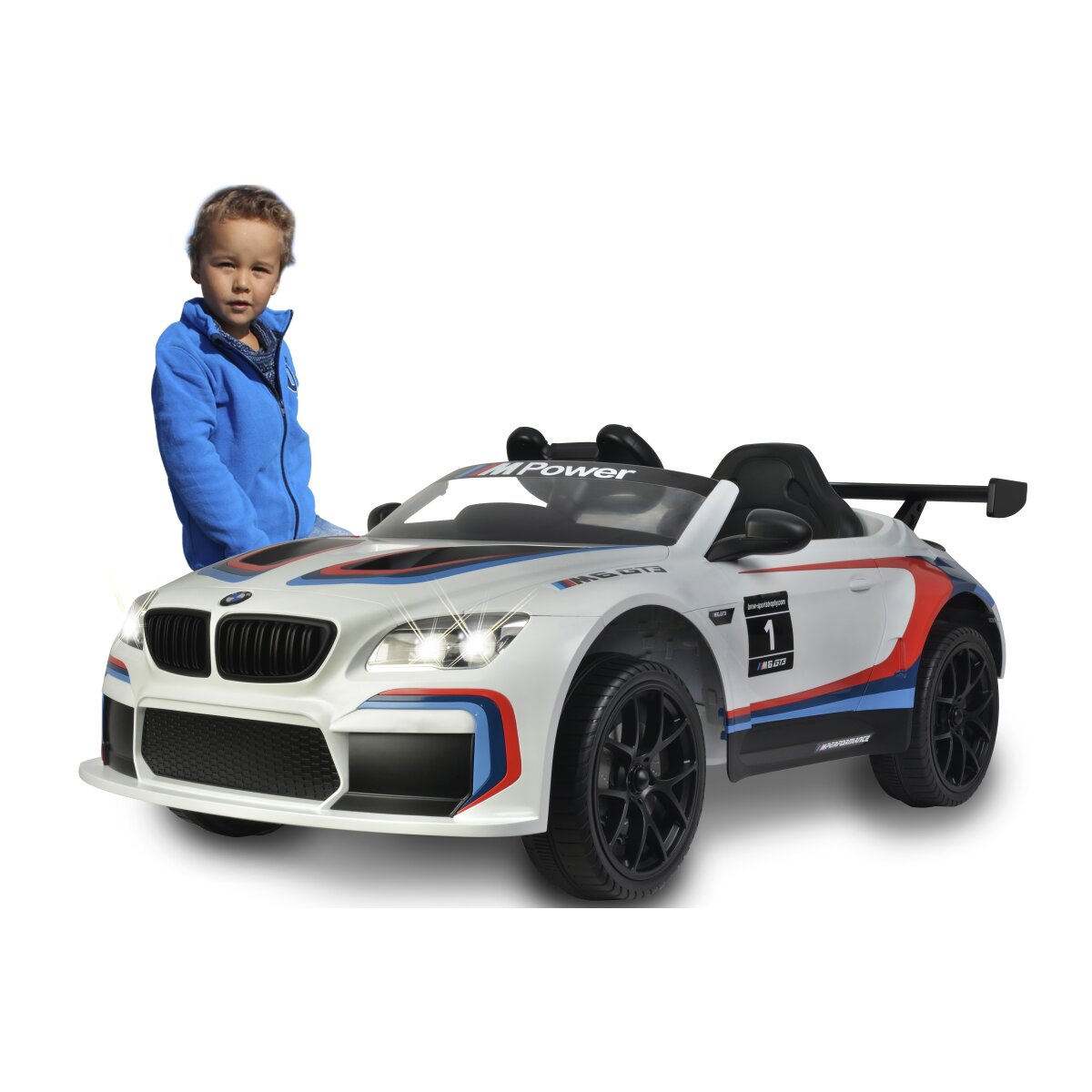 Kinderfahrzeug BMW M6 GT3 weiß Kinderfahrzeug BMW M6 GT3 weiß