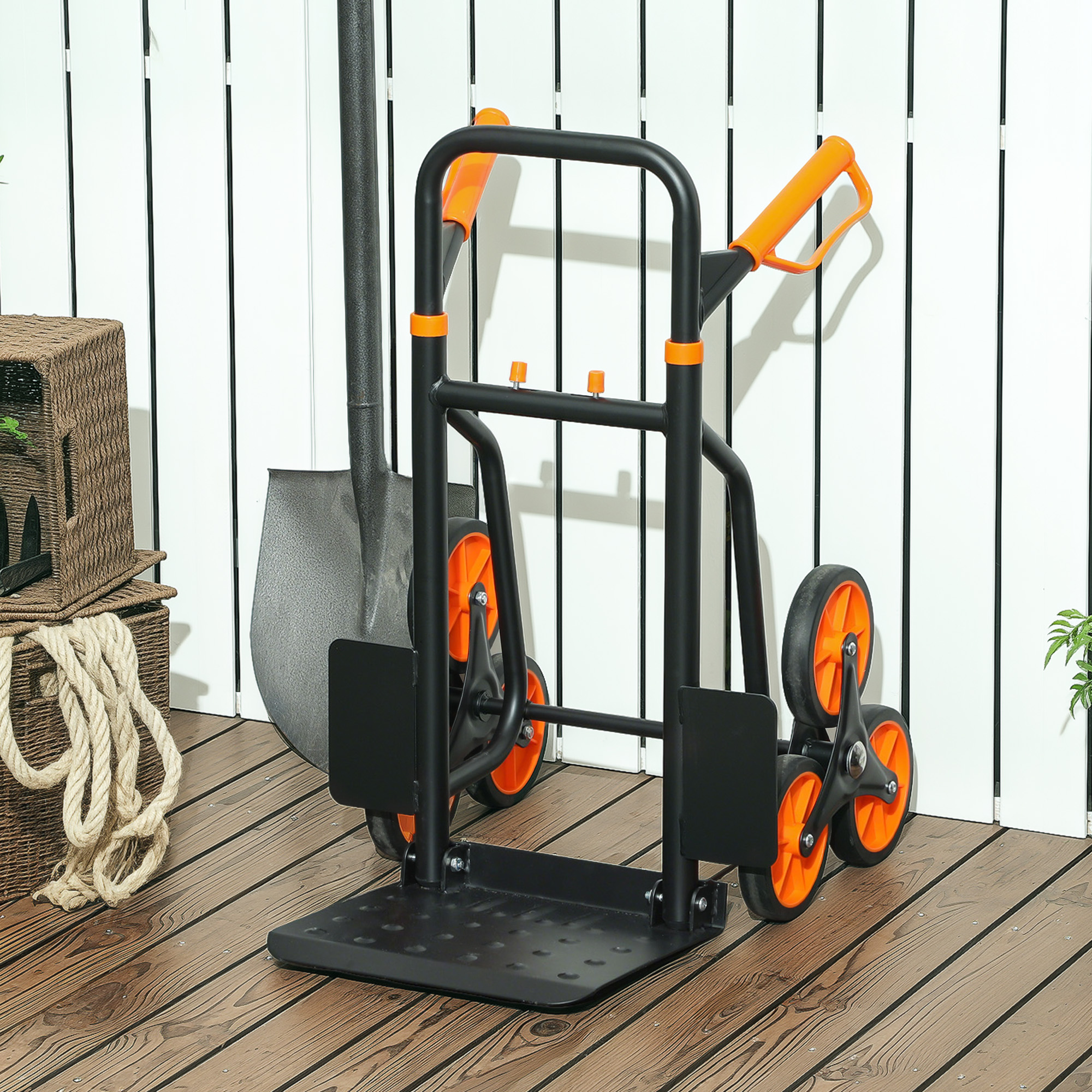 Treppensteiger Sackkarre klappbar Transportkarre mit Stahlrahmen max. 120kg