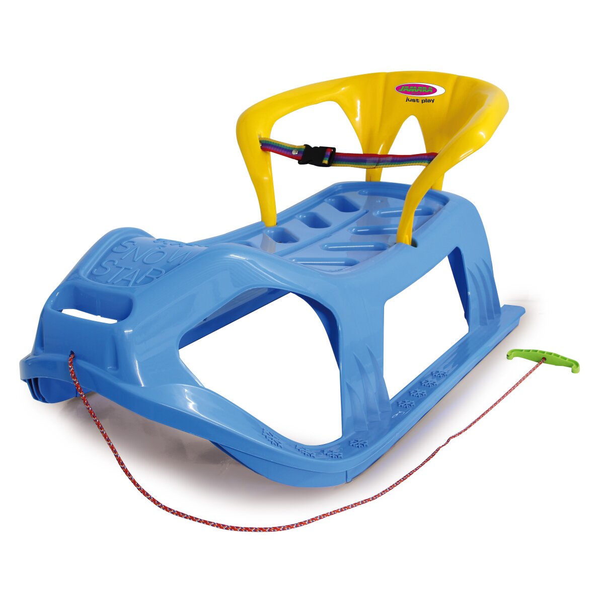 Snow Play Schlitten Snow-Star 90cm blau mit Lehne Snow Play Schlitten Snow-Star 90cm blau mit Lehne
