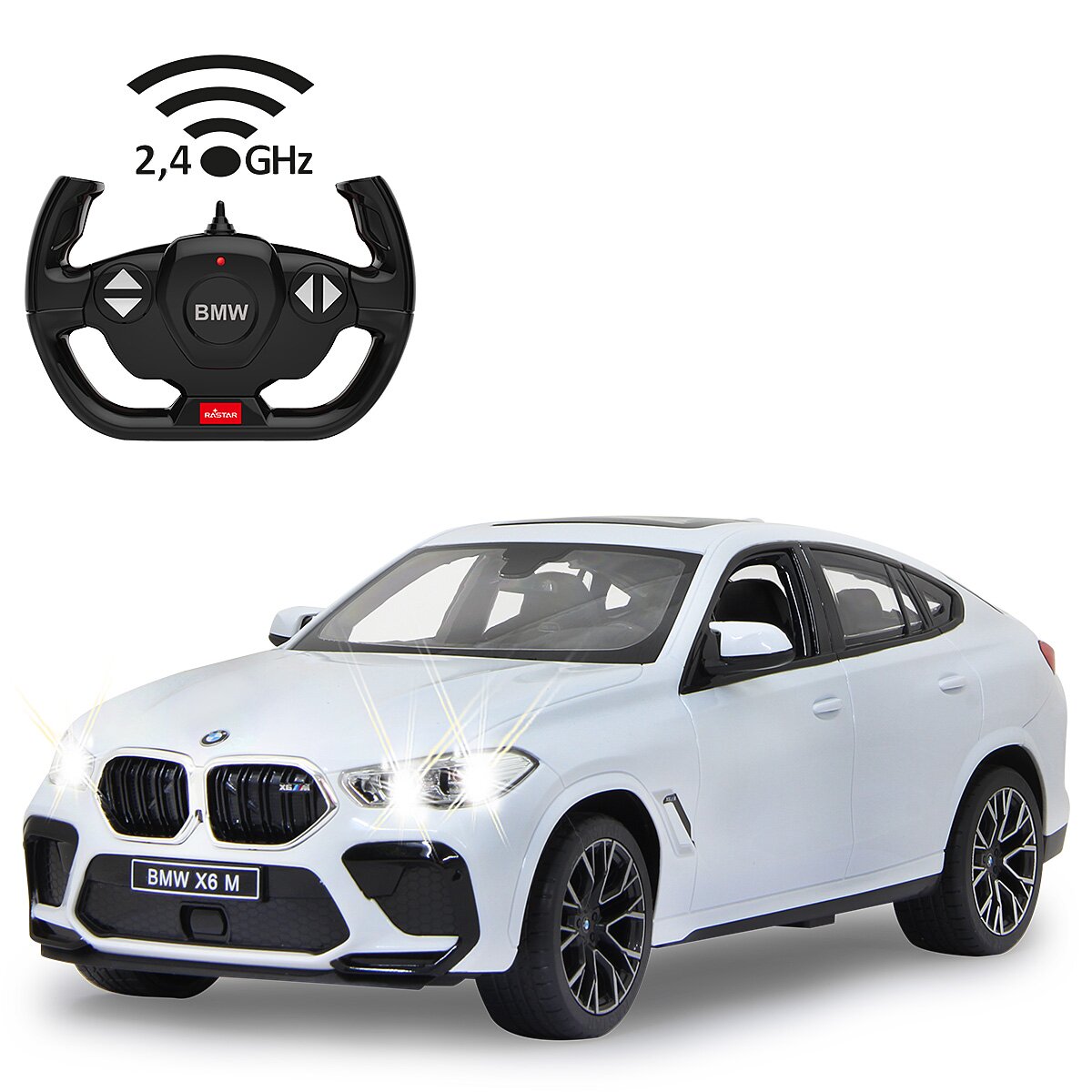 BMW X6 M 1:14 weiß 2,4GHz BMW X6 M 1:14 weiß 2,4GHz