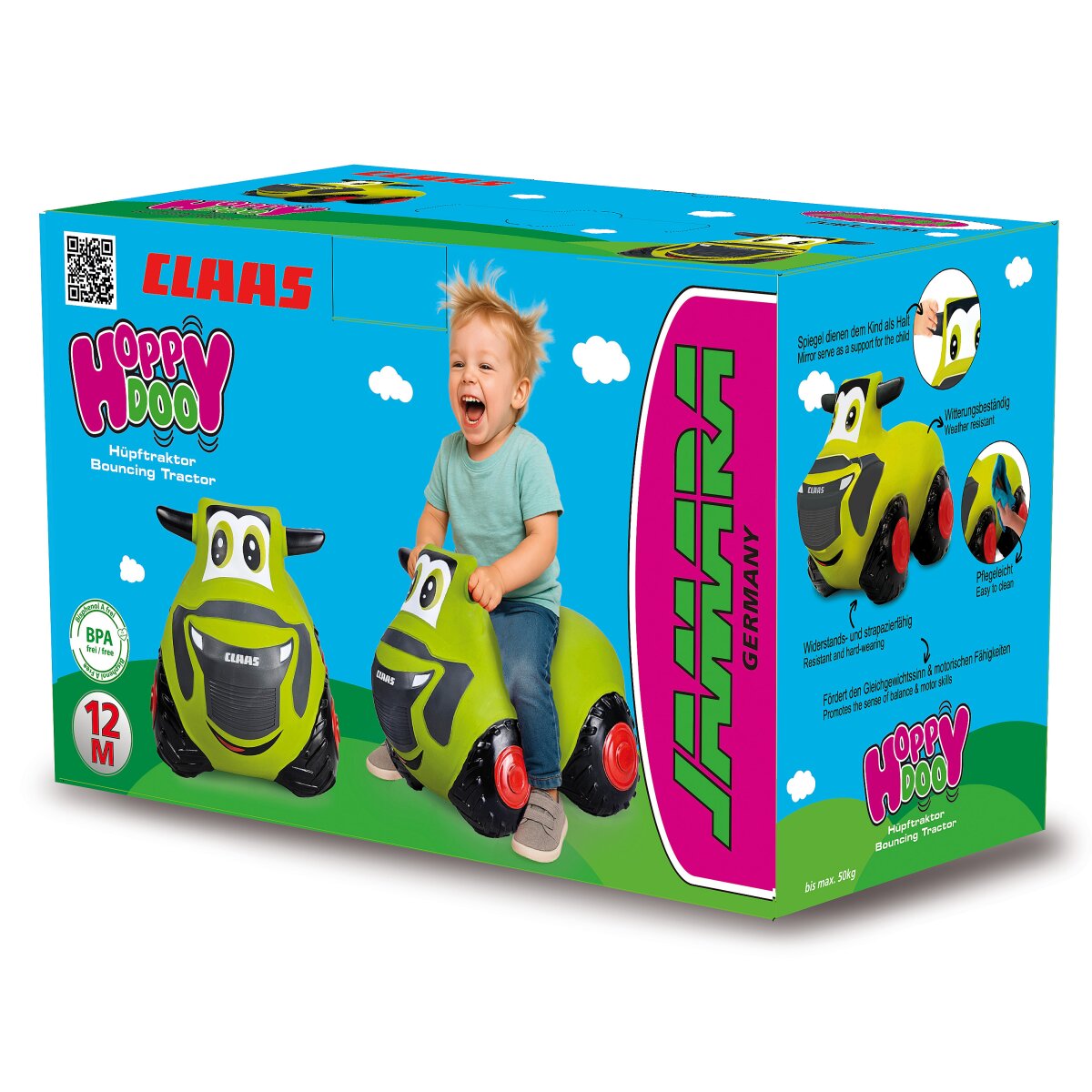 Claas Hüpftraktor mit Pumpe
