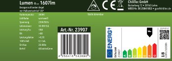 LED Unterbauleuchte "Arusha", weiß / USB A+C PD, 60cm, Licht warmweiß