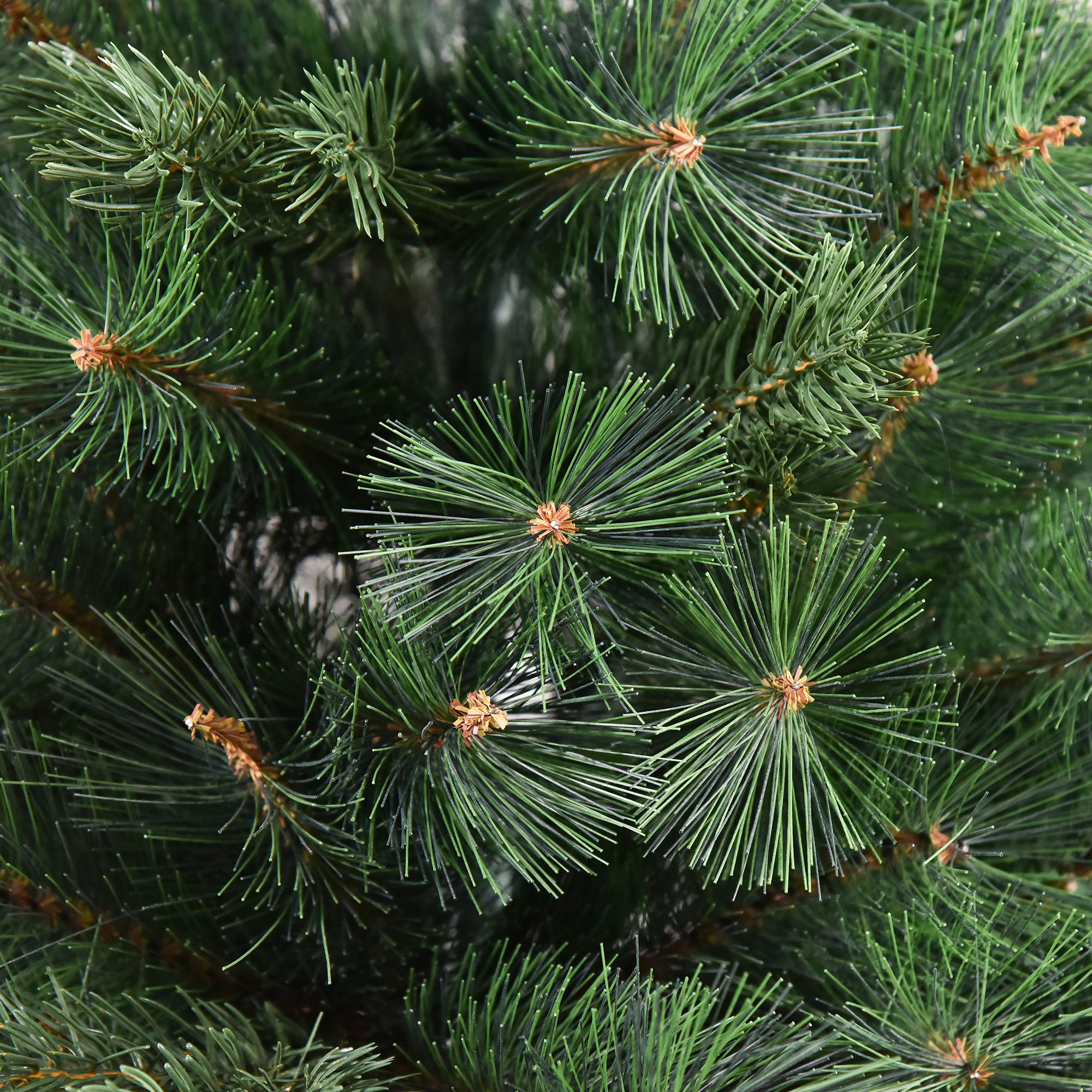 Weihnachtsbaum Ø90 x 180 cm, künstliche Tanne, realistisches Nadelkleid, Grün
