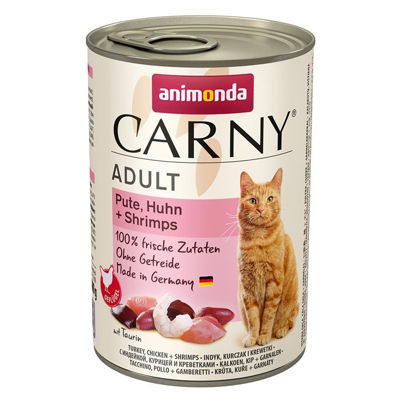 Animonda Cat Dose Carny Adult Pute & Huhn & Shrimps - 400 g Animonda Cat Dose Carny Adult Pute & Huhn & Shrimps - 400 g