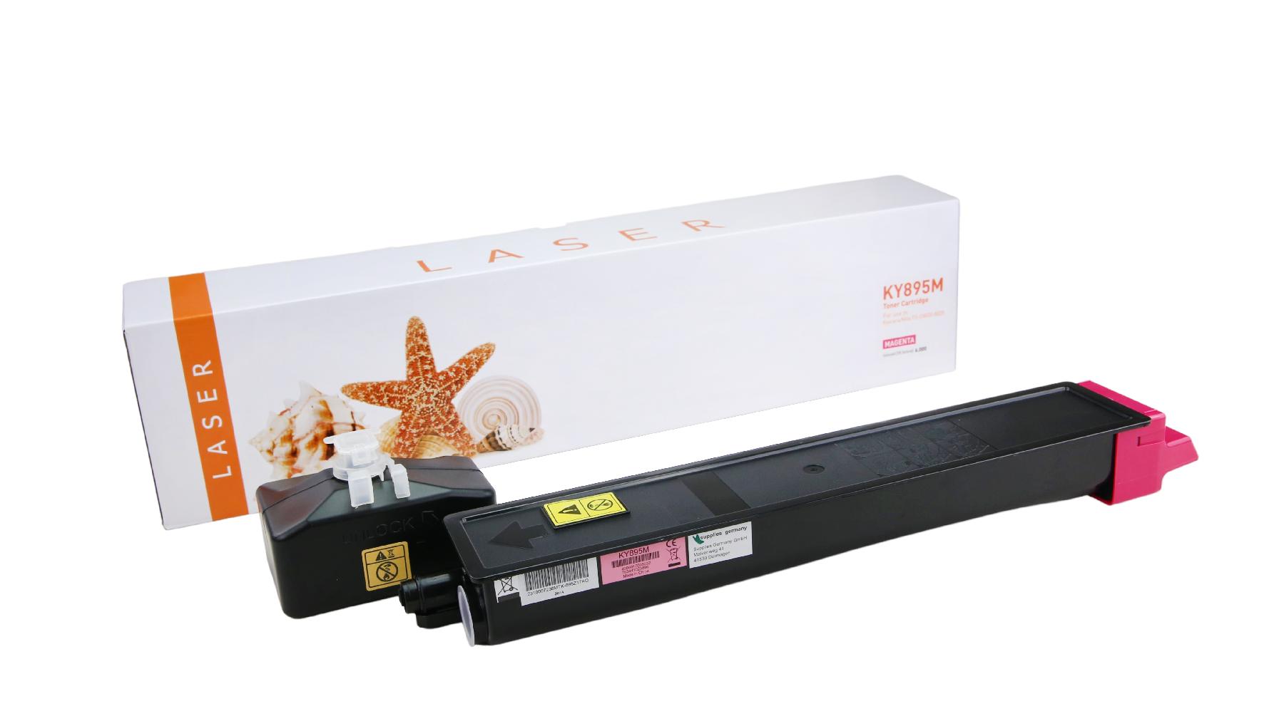 TK895M alternativ Toner Magenta für Kyocera  / TK895M / 6.000 Seiten