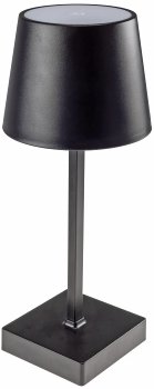 LED Tischleuchte 26cm, Schwarz / 3xAAA Batterie, dimmbar, Licht Warmweiß