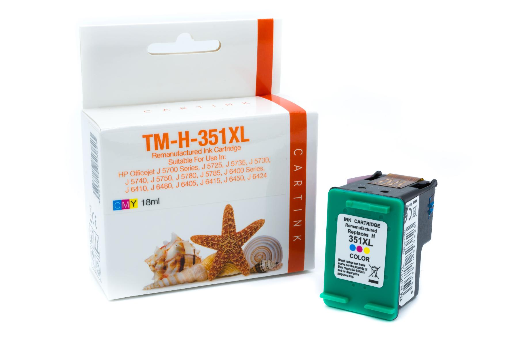 351XXL Refill Tinte Color für HP / CB338EE / 18ml 351XXL Refill Tinte Color für HP / CB338EE / 18ml