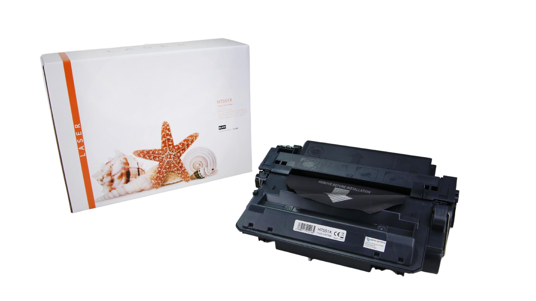 Q7551X alternativ Toner schwarz für HP / Q7551X / 13.000 Seiten