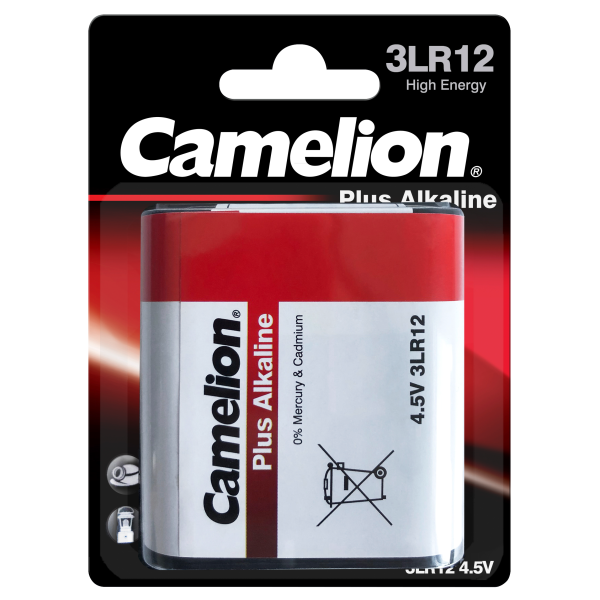 Flachbatterie CAMELION Plus Alkaline 4,5 V, Typ 3LR12